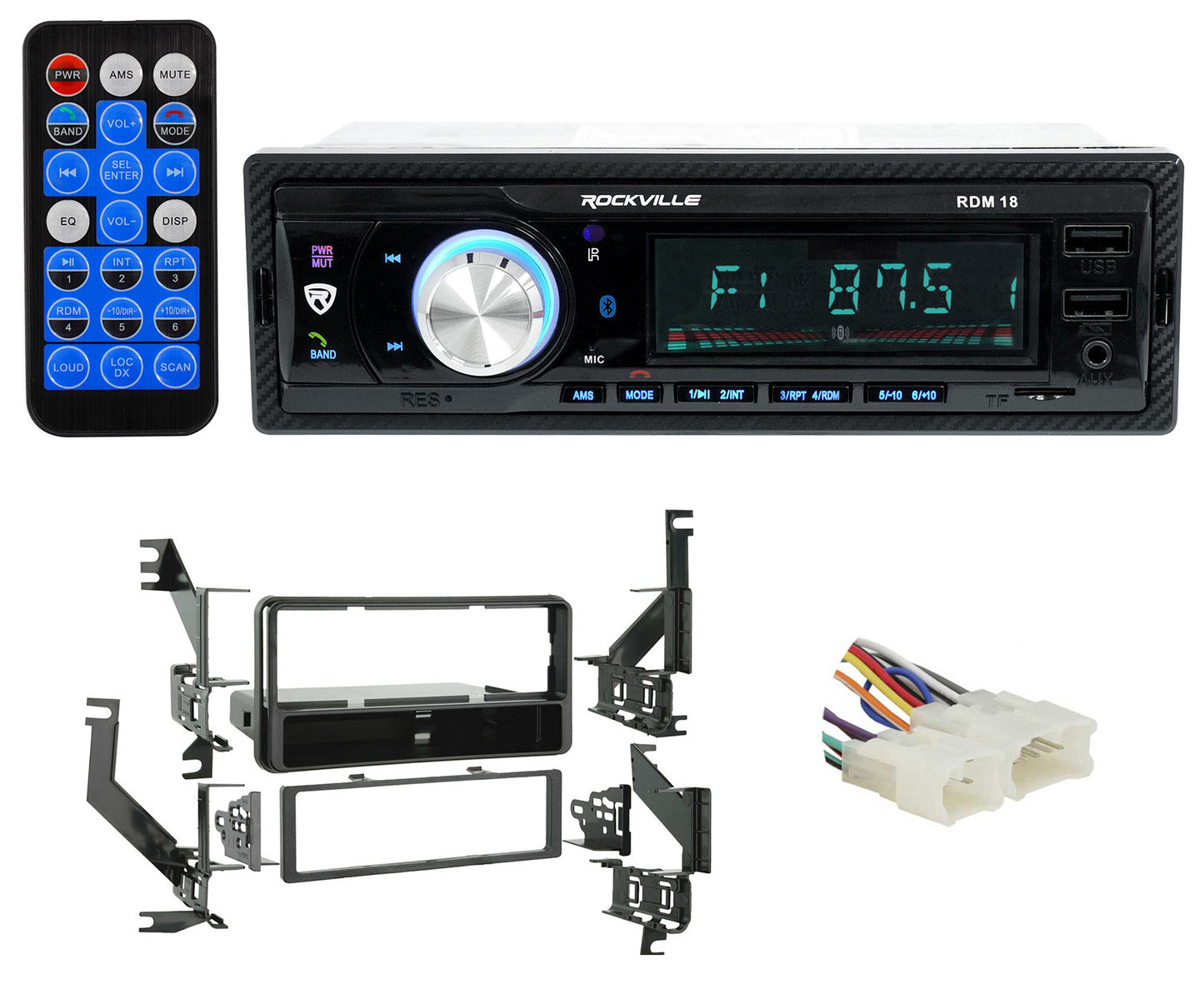 RDM18 Digital Media Receiver + Toyota Yaris Install Kit Bundle