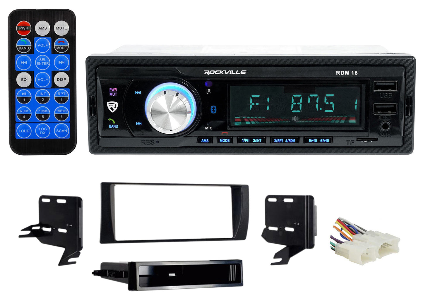 RDM18 Digital Media Receiver + Toyota Camry (02–06) Install Kit Bundle