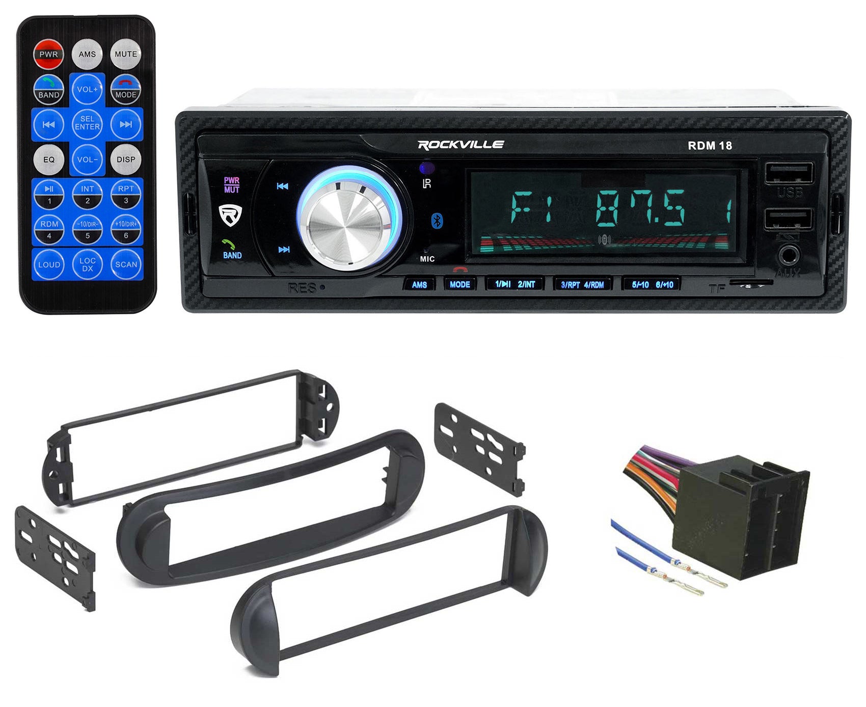 RDM18 Digital Media Receiver + Volkswagen Beetle (99–10) Install Kit Bundle