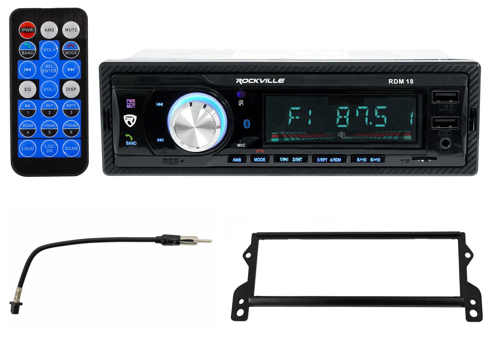 RDM18 Digital Media Receiver + Mini Cooper Dash Kit & Antenna Bundle