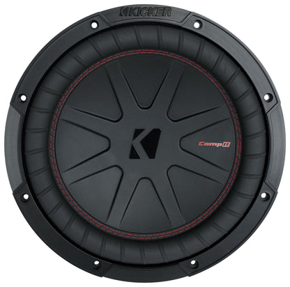 (2) Kicker 48CWR102 COMPR10 10" 1600 Watt Subwoofers+Mono Amplifier+Amp Kit