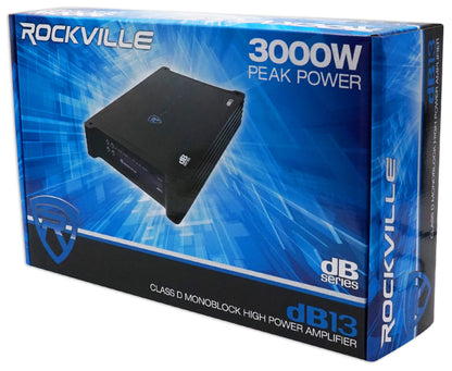 (2) Kicker 48CWR102 COMPR10 10" 1600 Watt Subwoofers+Mono Amplifier+Amp Kit