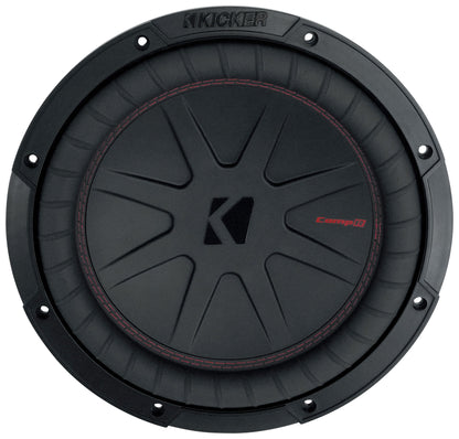 Kicker 48CWR104 COMPR10 10" 800 Watt Car Subwoofer+Sealed Sub Box Enclosure