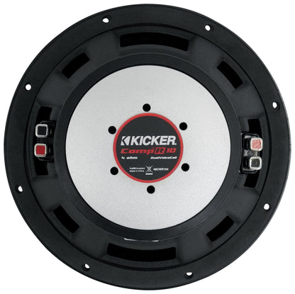 Kicker 48CWR104 COMPR10 10" 800 Watt Car Subwoofer+Sealed Sub Box Enclosure