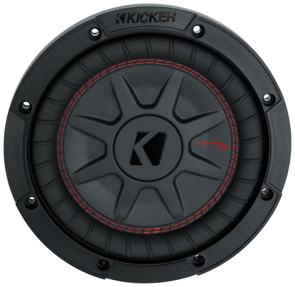 Kicker 48CWRT84 COMPRT8 600w 8" Shallow Car Subwoofer Sub+Mono Amplifier+Amp Kit