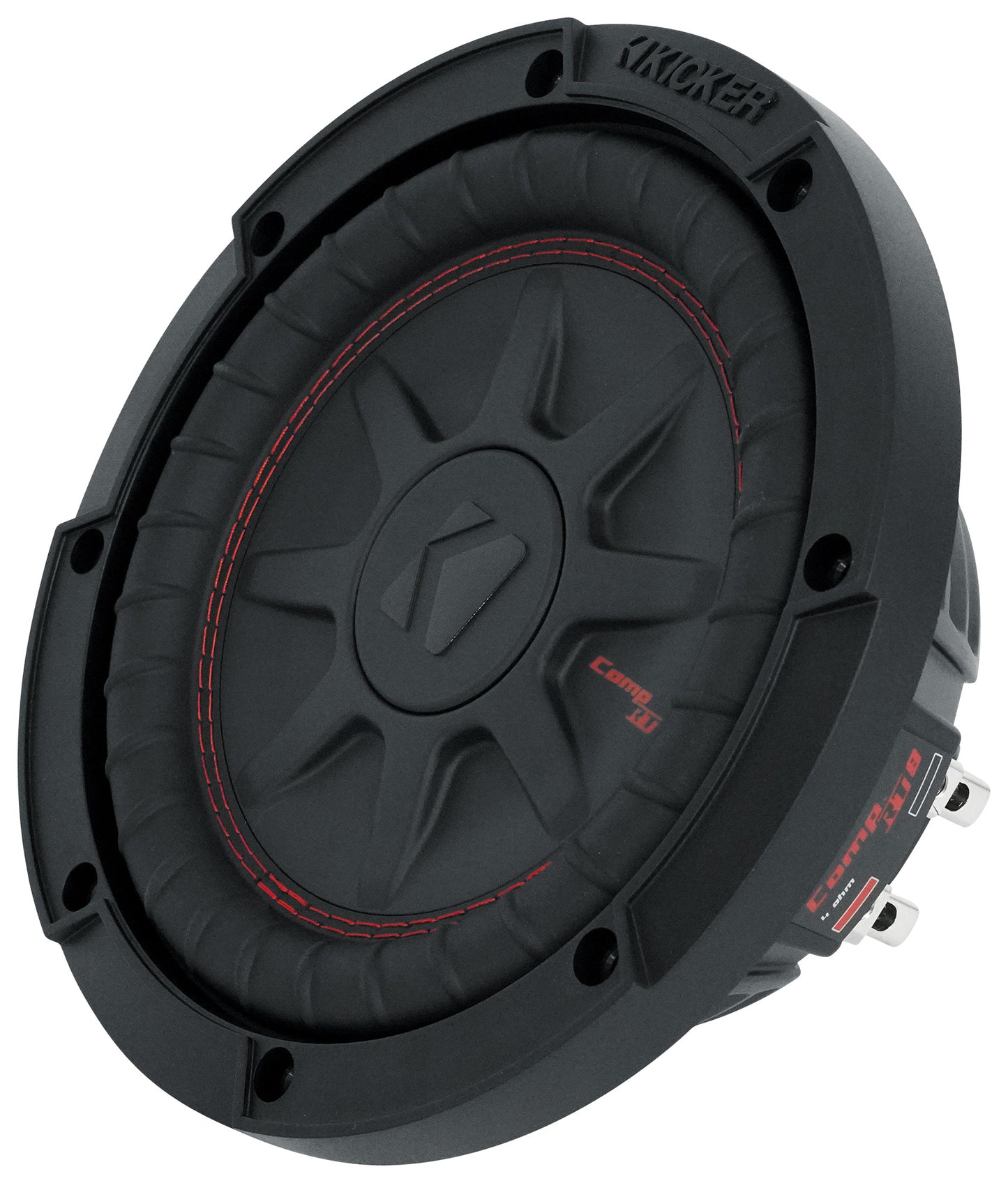 Kicker 48CWRT84 COMPRT8 600w 8" Shallow Car Subwoofer Sub+Mono Amplifier+Amp Kit