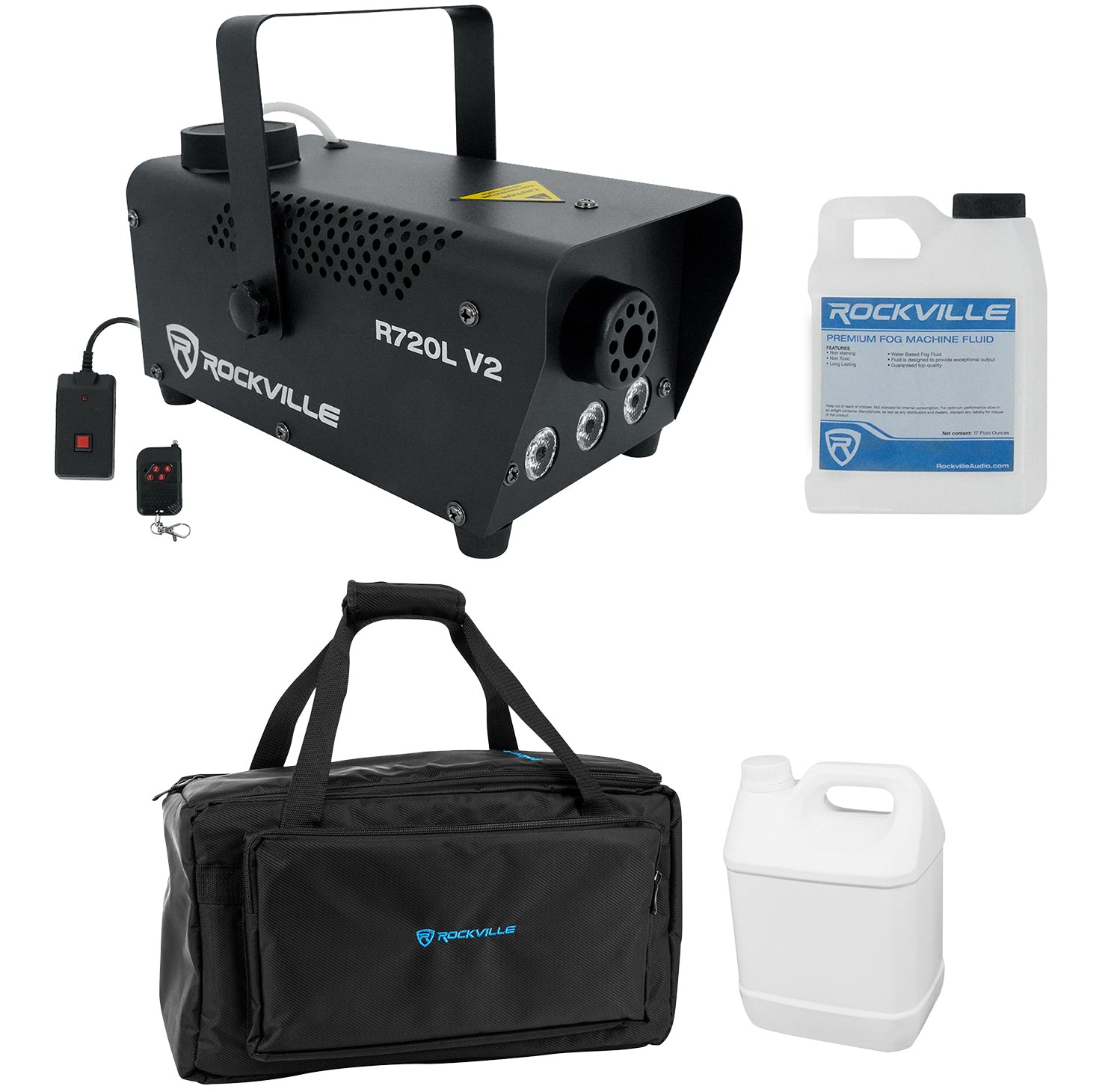R720L LED Fog Machine + BAG1200 Waterproof Travel Bag Bundle