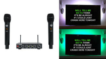 RKI65BT Dual UHF Mics + USB RGB TV Backlight Bundle