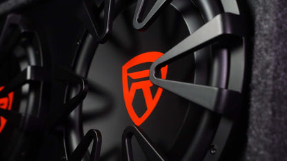 Dual 12" Slim Powered Sub + 8 Gauge Amp Kit Bundle