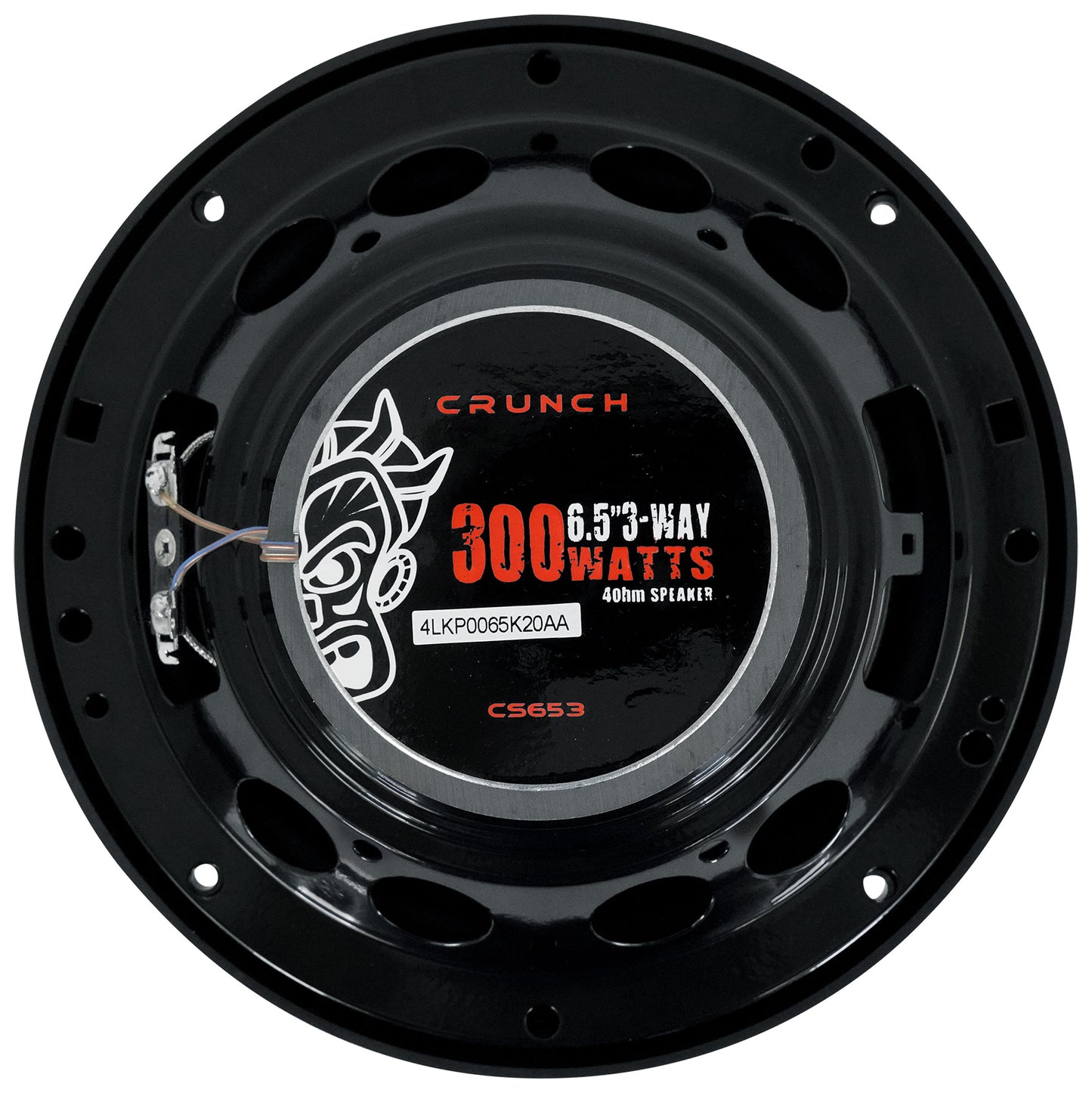 (4) Crunch CS653 6.5" Car Audio 3-Way Speakers 300 Watts Max 6 1/2" Inch