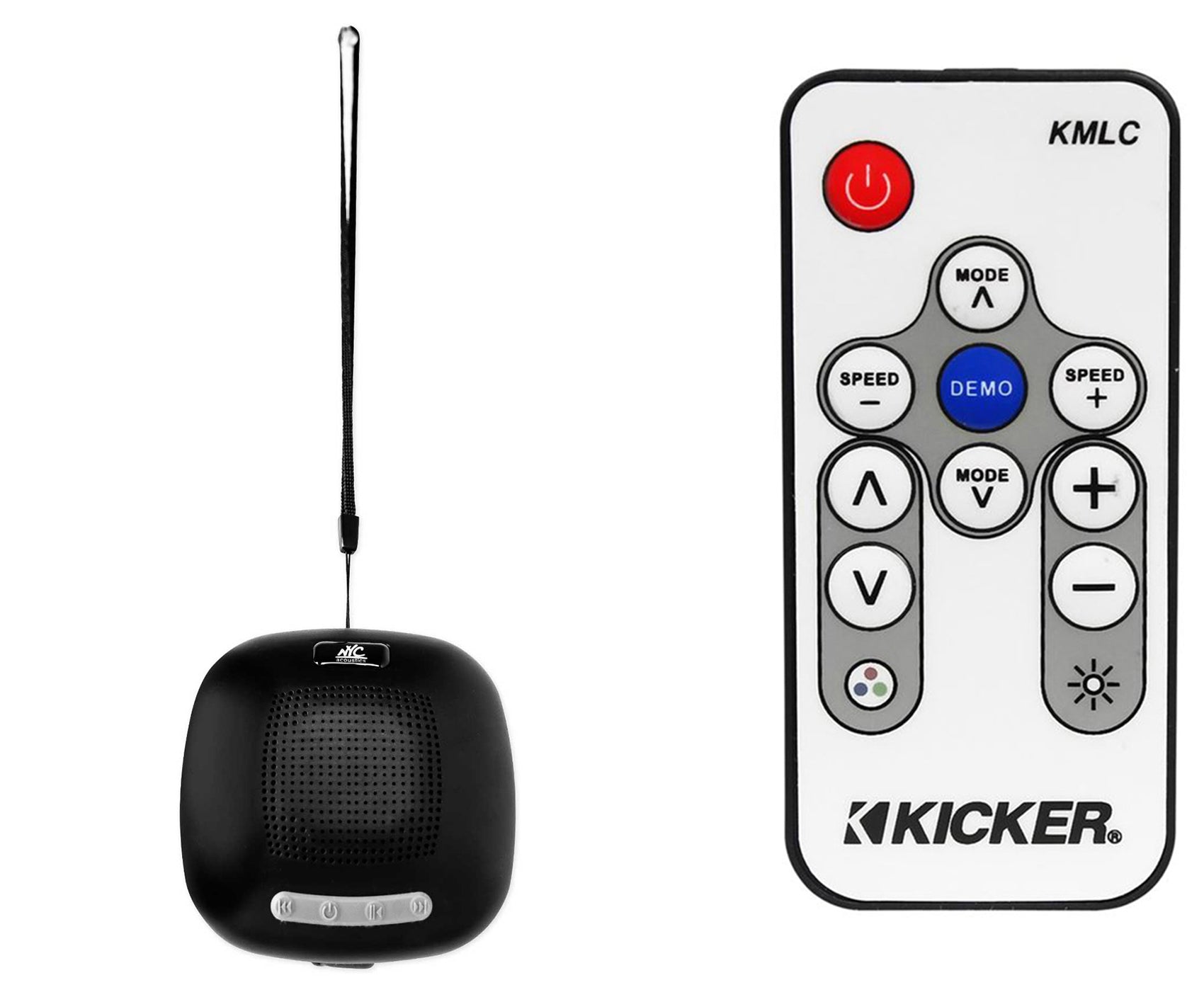 Kicker 41KMLC KMLC LED Light Controller for KM Series Speakers+Speaker