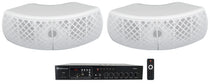 RCS80-1 + WET-D4 White Speakers Bundle
