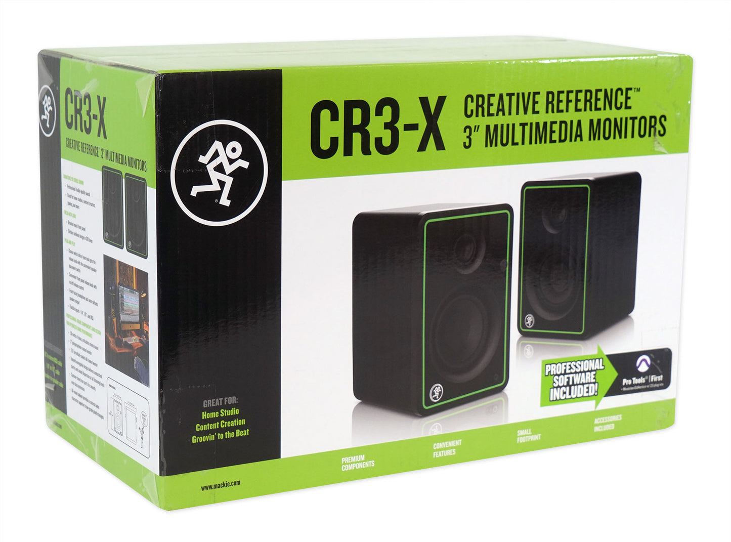 Z‑Stream USB Microphone + CR3‑X Monitors + PRO‑M50 Headphones Bundle