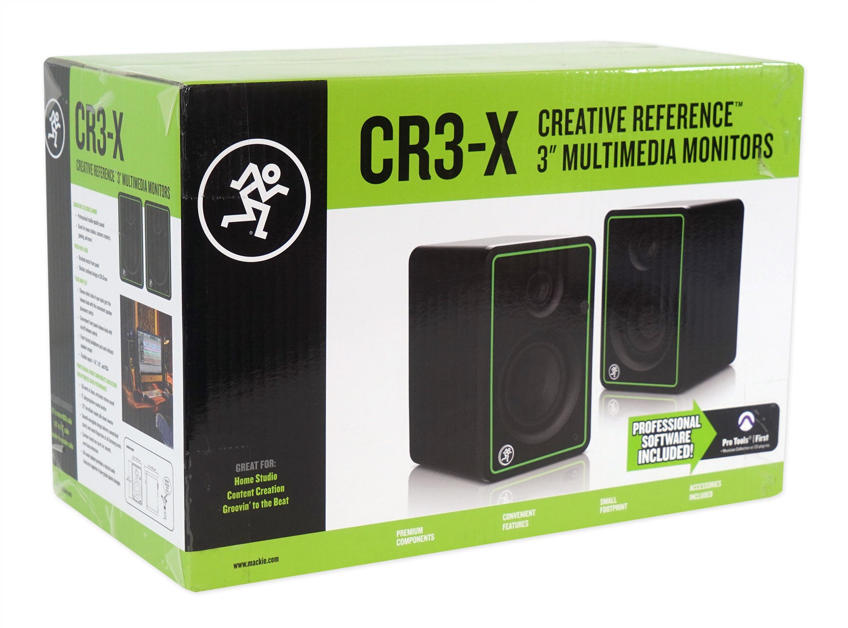 Z‑Stream USB Microphone + CR3‑X Monitors + PRO‑M50 Headphones Bundle