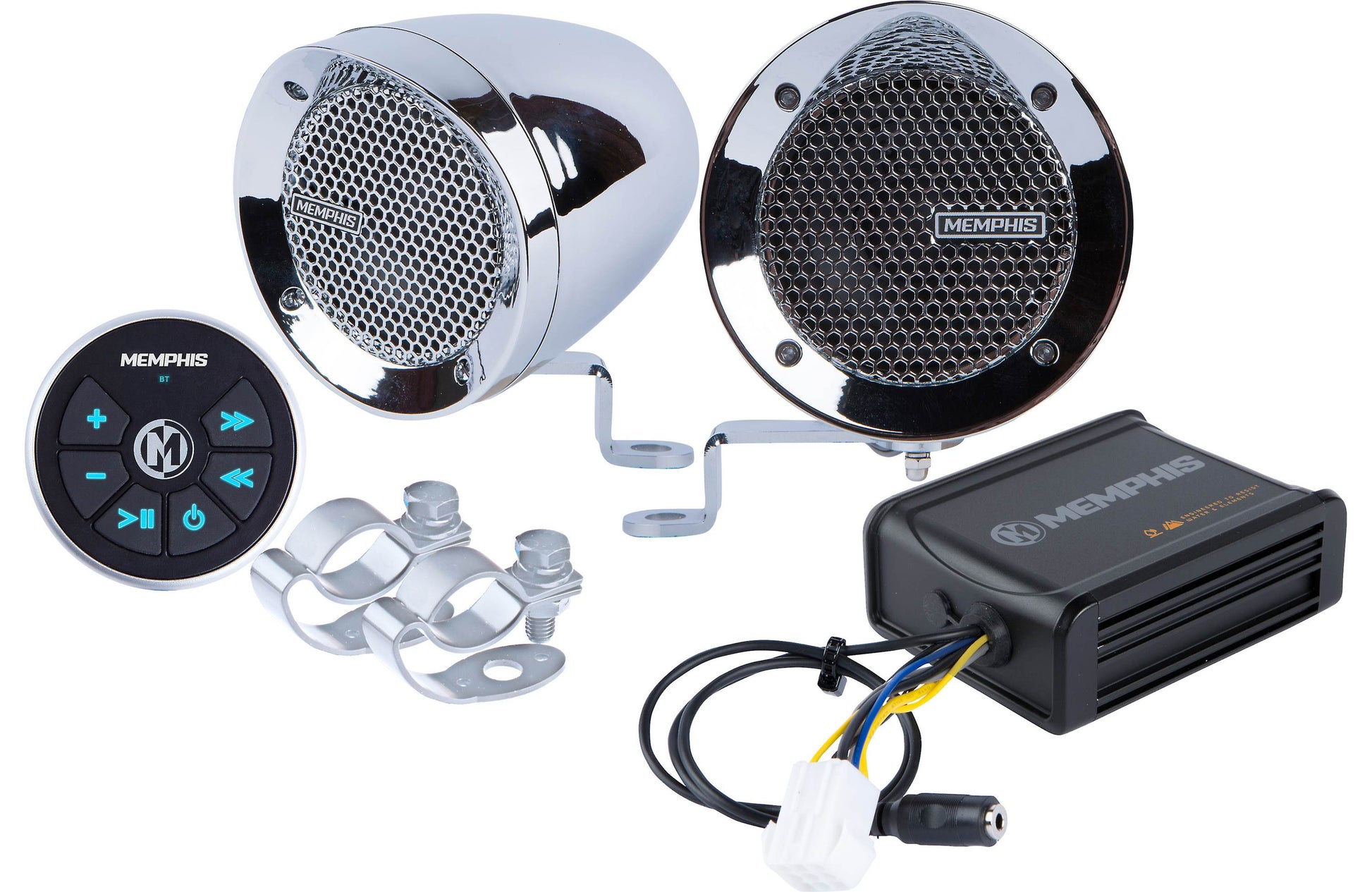 Memphis MXABMC2BT (2) Speakers+Amp+Bluetooth Control + Home Speakers