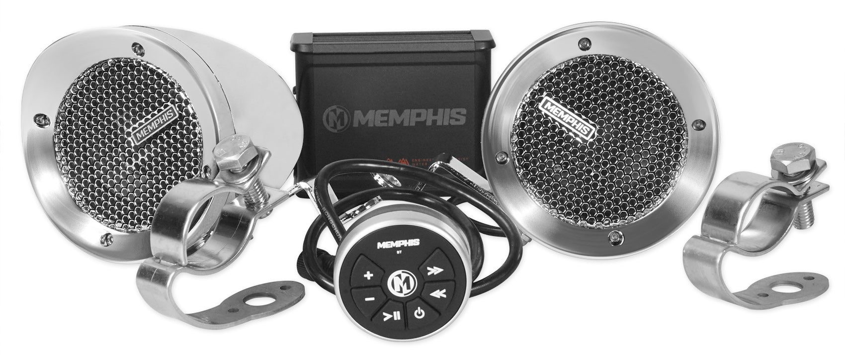 Memphis MXABMC2BT (2) Speakers+Amp+Bluetooth Control + Home Speakers