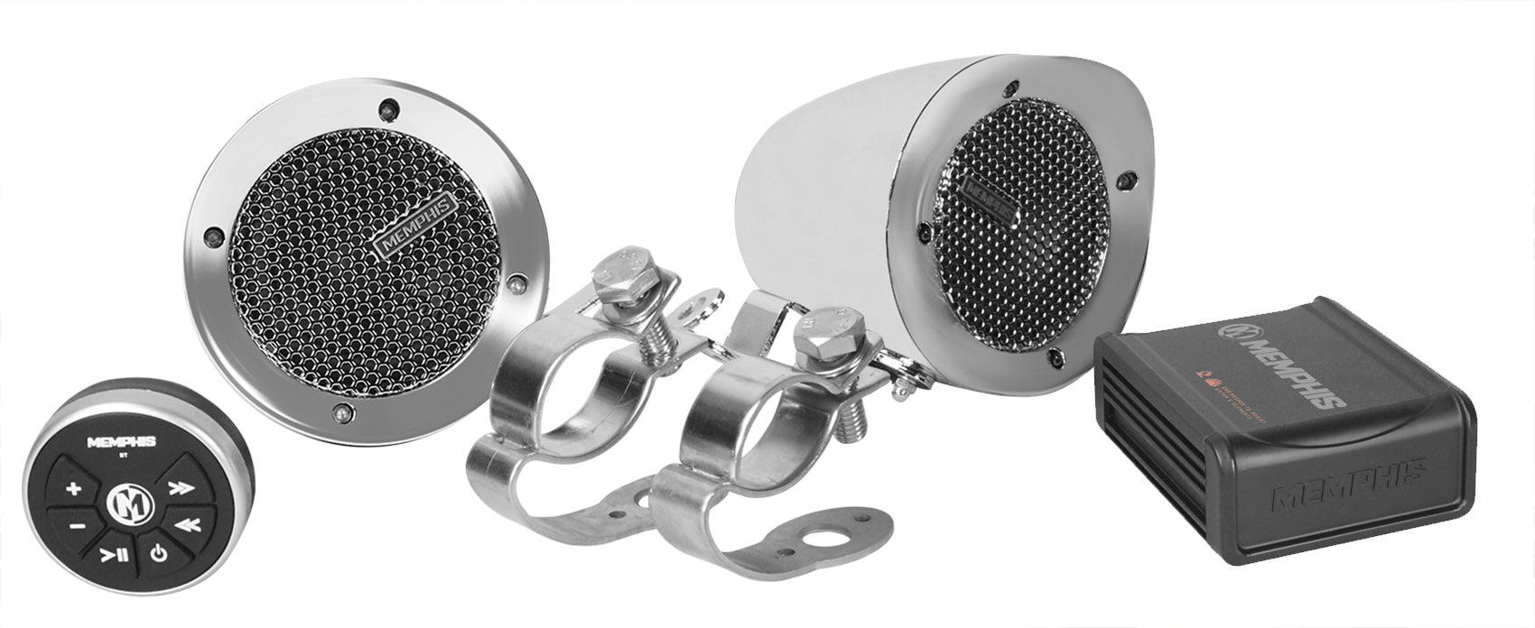 Memphis MXABMC2BT (2) Speakers+Amp+Bluetooth Control + Home Speakers