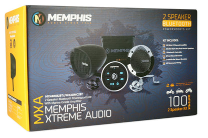 Memphis MXABMC2BT (2) Speakers+Amp+Bluetooth Control + Home Speakers