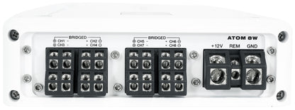 ATOM 8W + 4 AWG Marine Amp Kit Bundle
