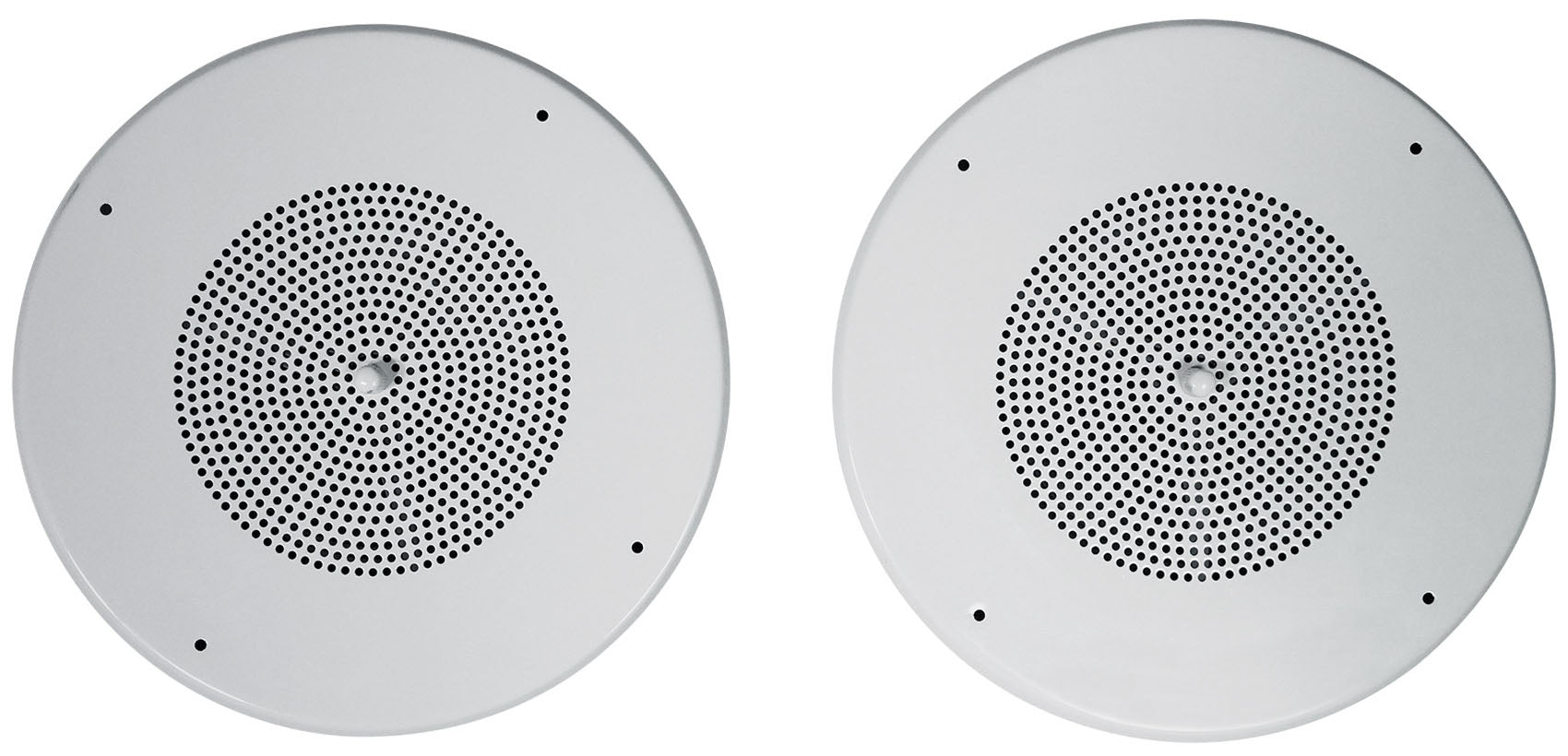 RCS80-1 60W Amp 4-Pack + MC80 8" Metal Ceiling Speakers Bundle