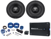 W10K6D4 V2 10" Subwoofers 2-Pack + KRYPTON-M3 Amplifier Bundle