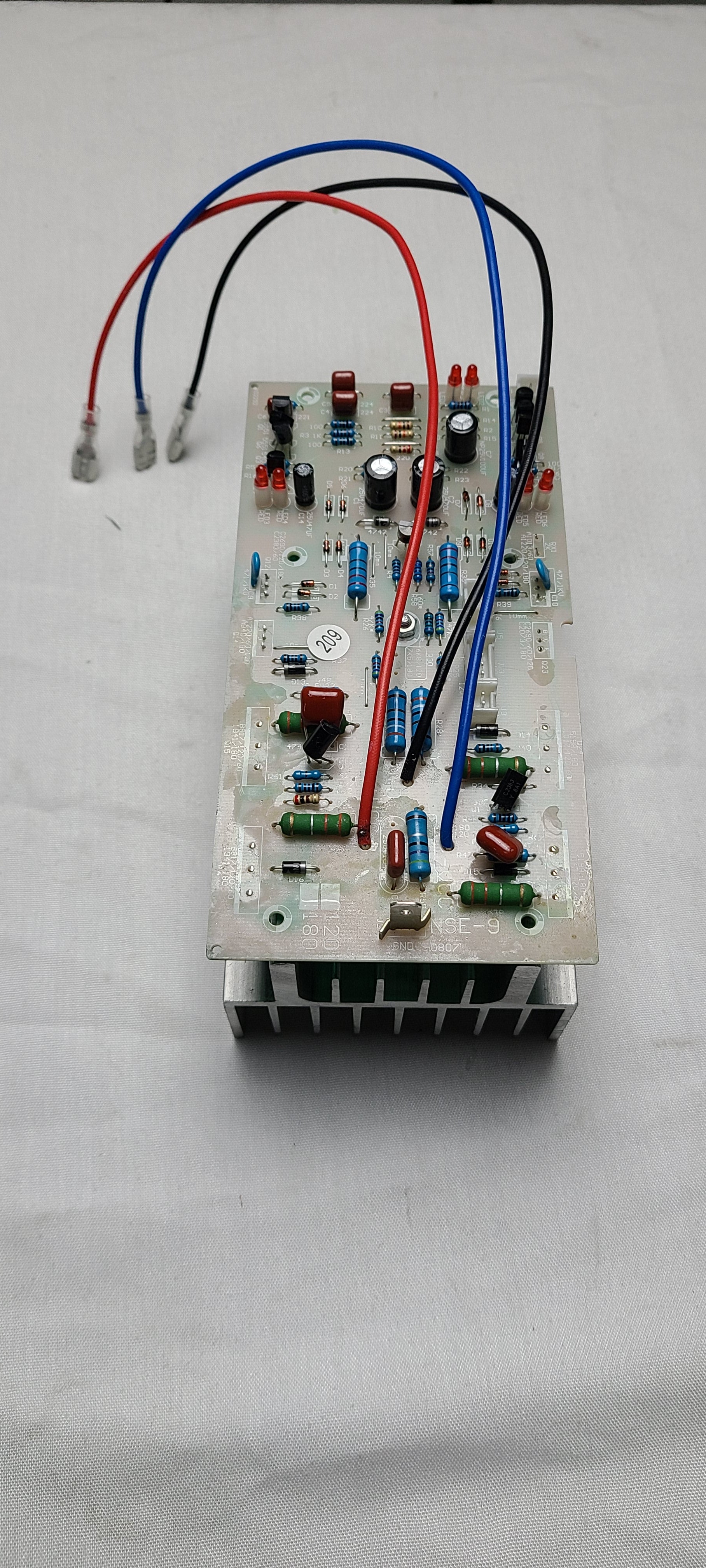 RCS180-6 Amp Board part (has the amp board and heatsink attached together