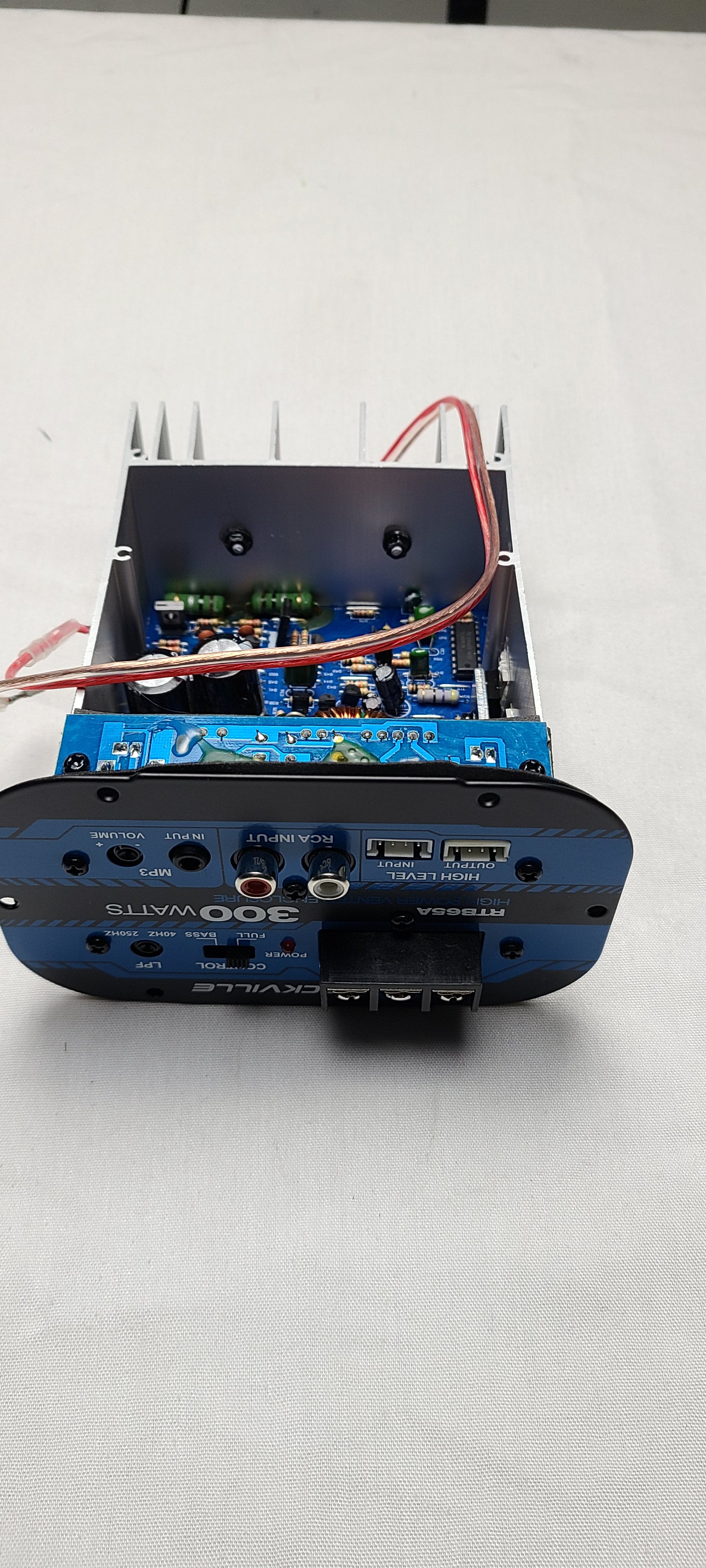 RTB65A Amp part (has the amp board and heatsink attached together with face plate