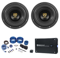W8K9D4 8" Subwoofers 2-Pack + KRYPTON-M3 Amplifier Bundle