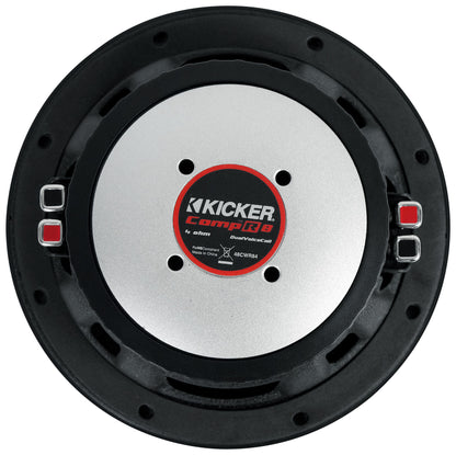 Kicker 48CWR84 COMPR8 600w 8" DVC Car Audio Subwoofer Sub+Mono Amplifier+Amp Kit