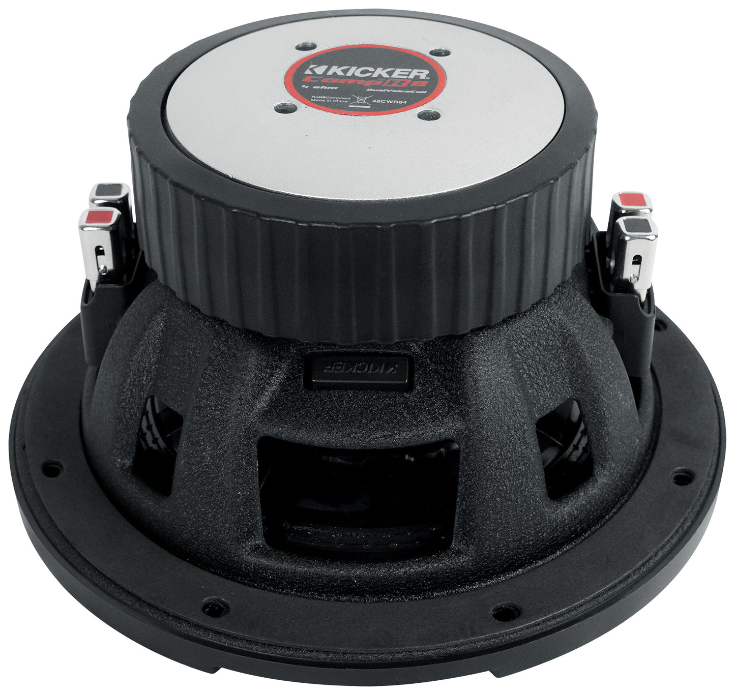 Kicker 48CWR84 COMPR8 600w 8" DVC Car Audio Subwoofer Sub+Mono Amplifier+Amp Kit