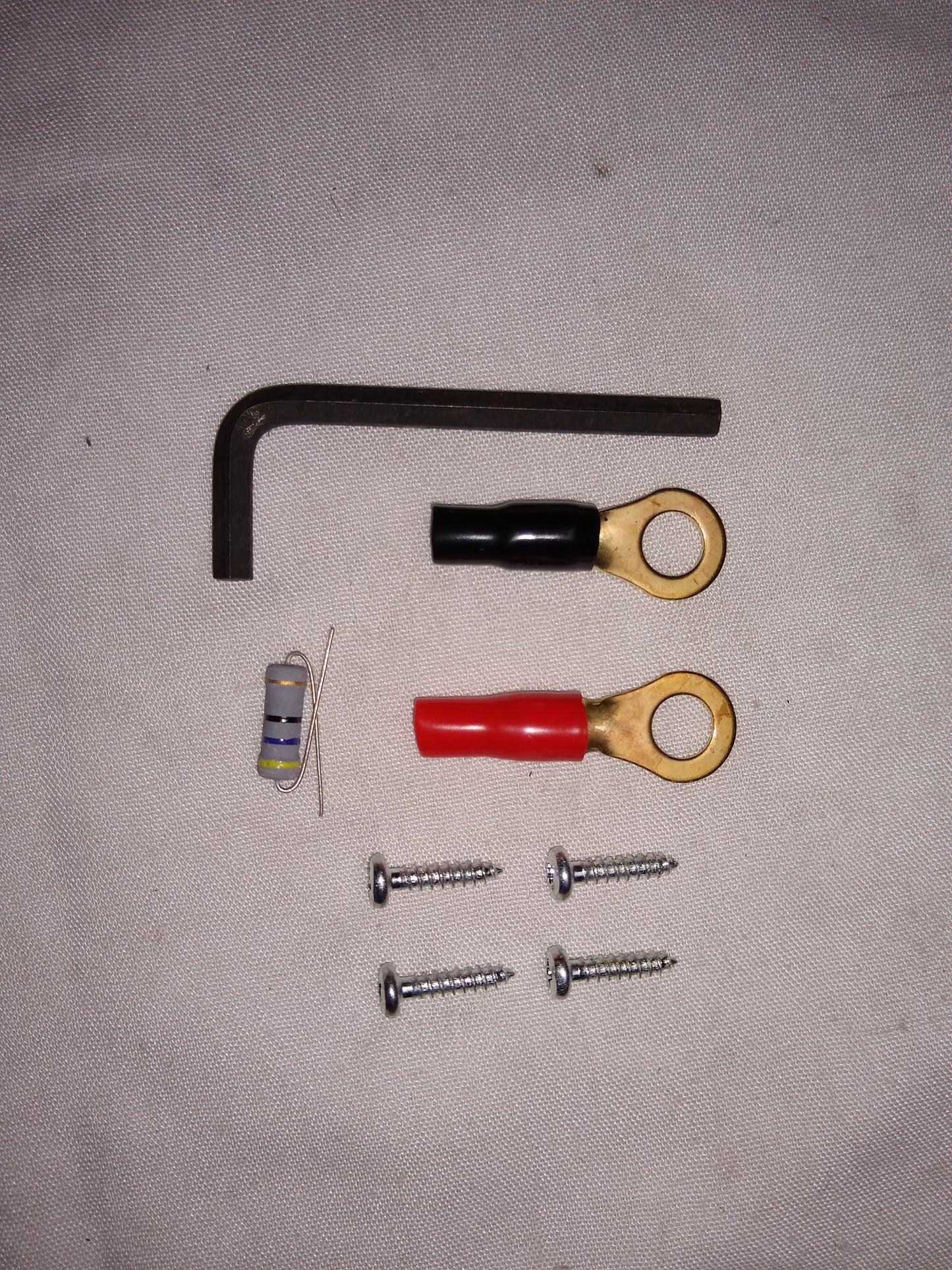 RXC2D/RXC4D ACCESSORY KIT INCLUDES A RESISTOR, SCREWS, RING TERMINALS AND HEX KEY