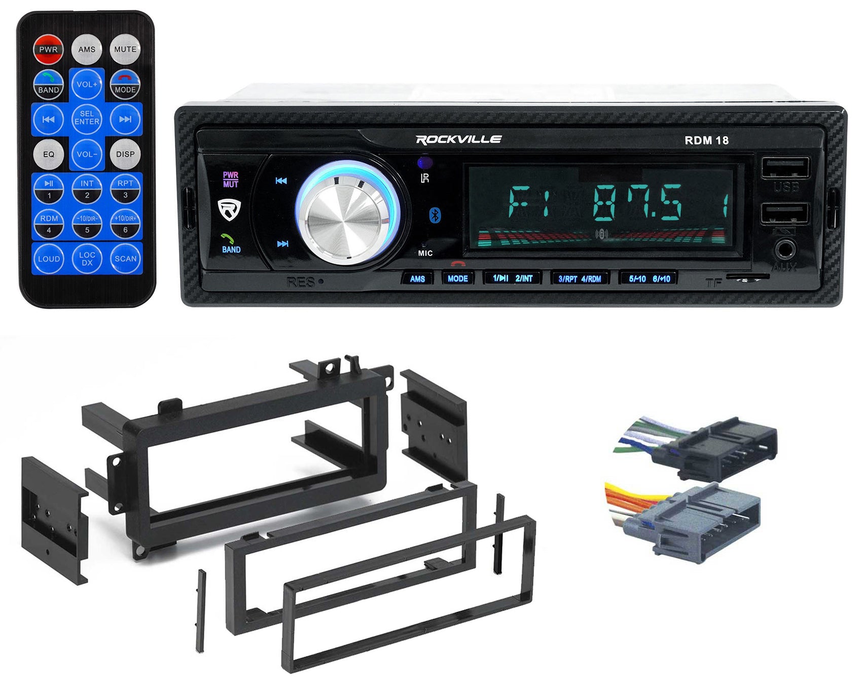 RDM18 Digital Media Receiver + Dodge Avenger Install Kit Bundle