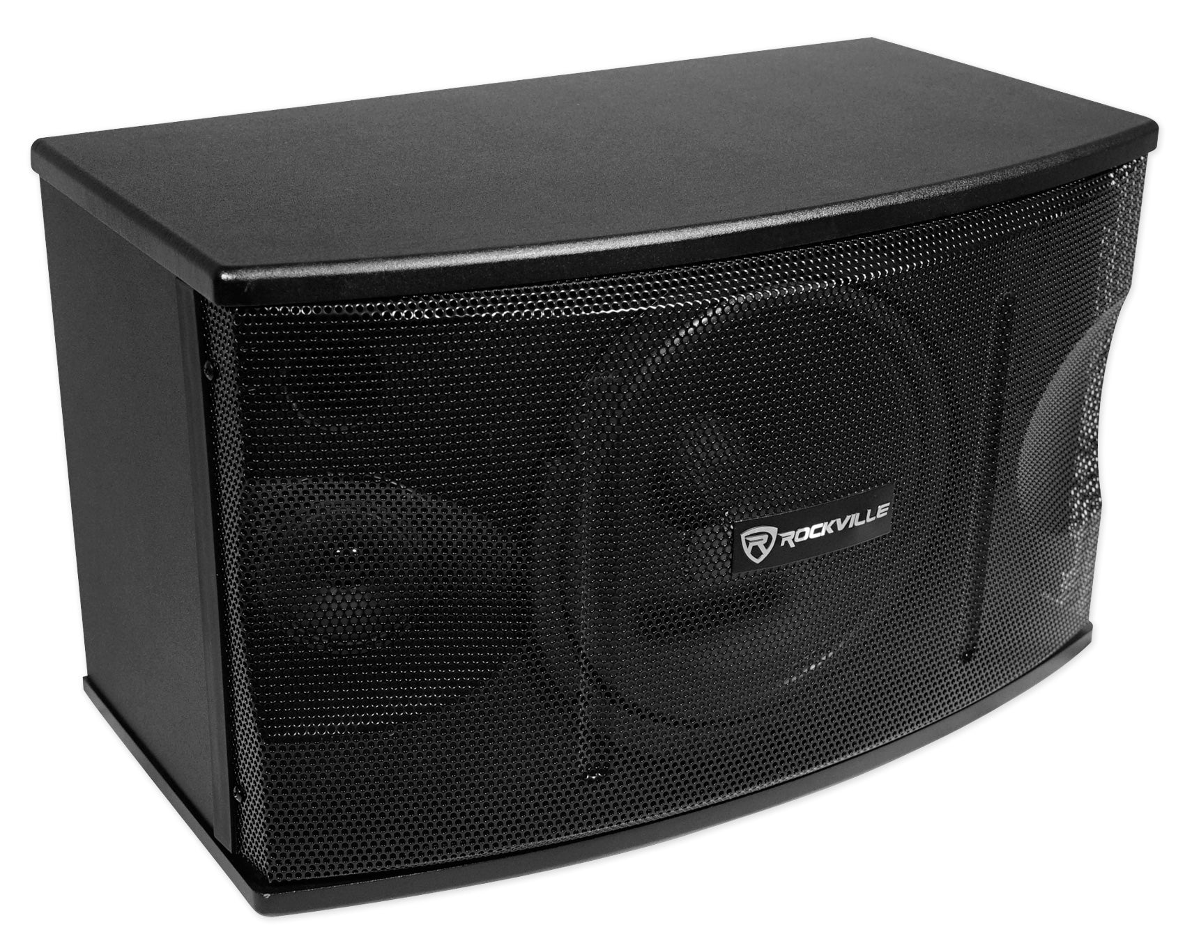 KPS10 10" Karaoke Speakers 2-Pack + SingMix 45 Powered Mixer Bundle