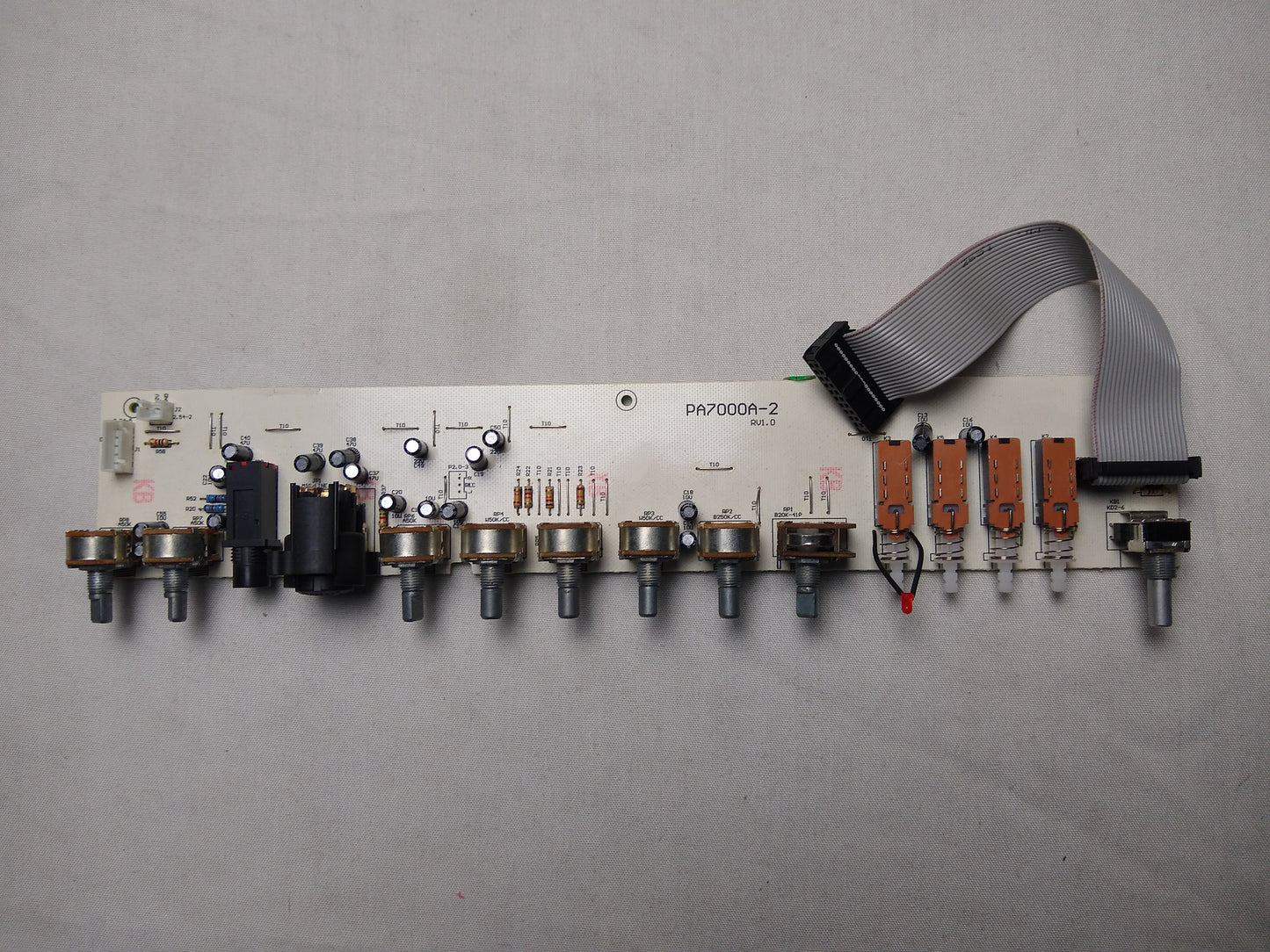 PPA50 FRONT PANEL BOARD for knobs
