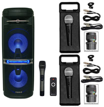 Go Party X10 Karaoke System with 3 Microphones