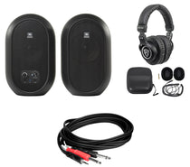 Pair JBL 104 Powered Studio Reference Monitors w/Bluetooth+Headphones 104SET-BT