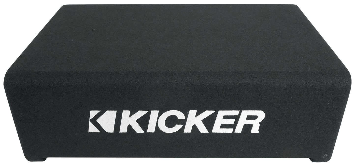 KICKER 48CDF124 Comp12 12" 300w Down Firing Car Subwoofer+Mono Amplifier+Amp Kit