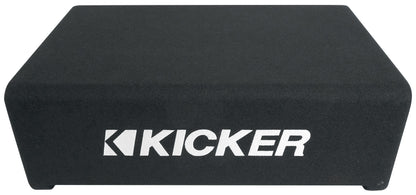 KICKER 48CDF124 Comp12 12" 300w Down Firing Car Subwoofer+Mono Amplifier+Amp Kit