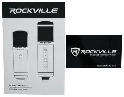 APM6B Black + Solo-Cast Pro USB Mic Bundle