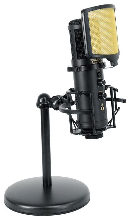 APM6W White + Solo-Cast Pro USB Mic Bundle