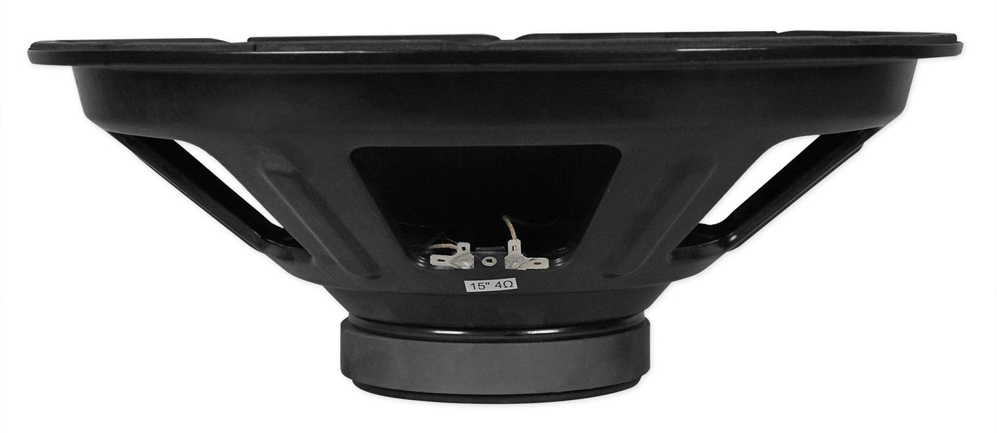 15" Raw DJ/Pro Audio Subwoofer- 4 Ohm Sub Woofer 2" KSV High Power Voice Coil