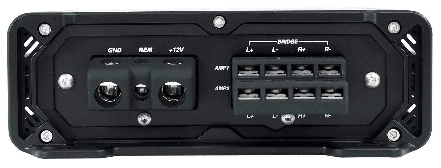 KICKER 48KMA6004 600 Watt 4-Channel Marine Boat Amplifier+Amp Kit KMA600.4