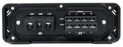 KICKER 48KMA6004 600 Watt 4-Channel Marine Boat Amplifier+Amp Kit KMA600.4