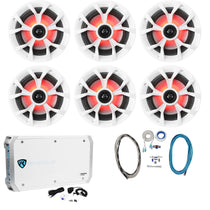RKL65MBW 6-Pack + RXM-S6 Amplifier + RMWK4 Install Kit Bundle