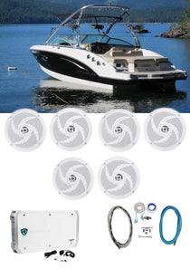 RSM65W White 6-Pack + RXM-S6 + RMWK4 Bundle