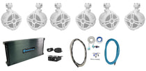 RWB90 White 6-Pack + DBM65 Marine Amplifier Bundle
