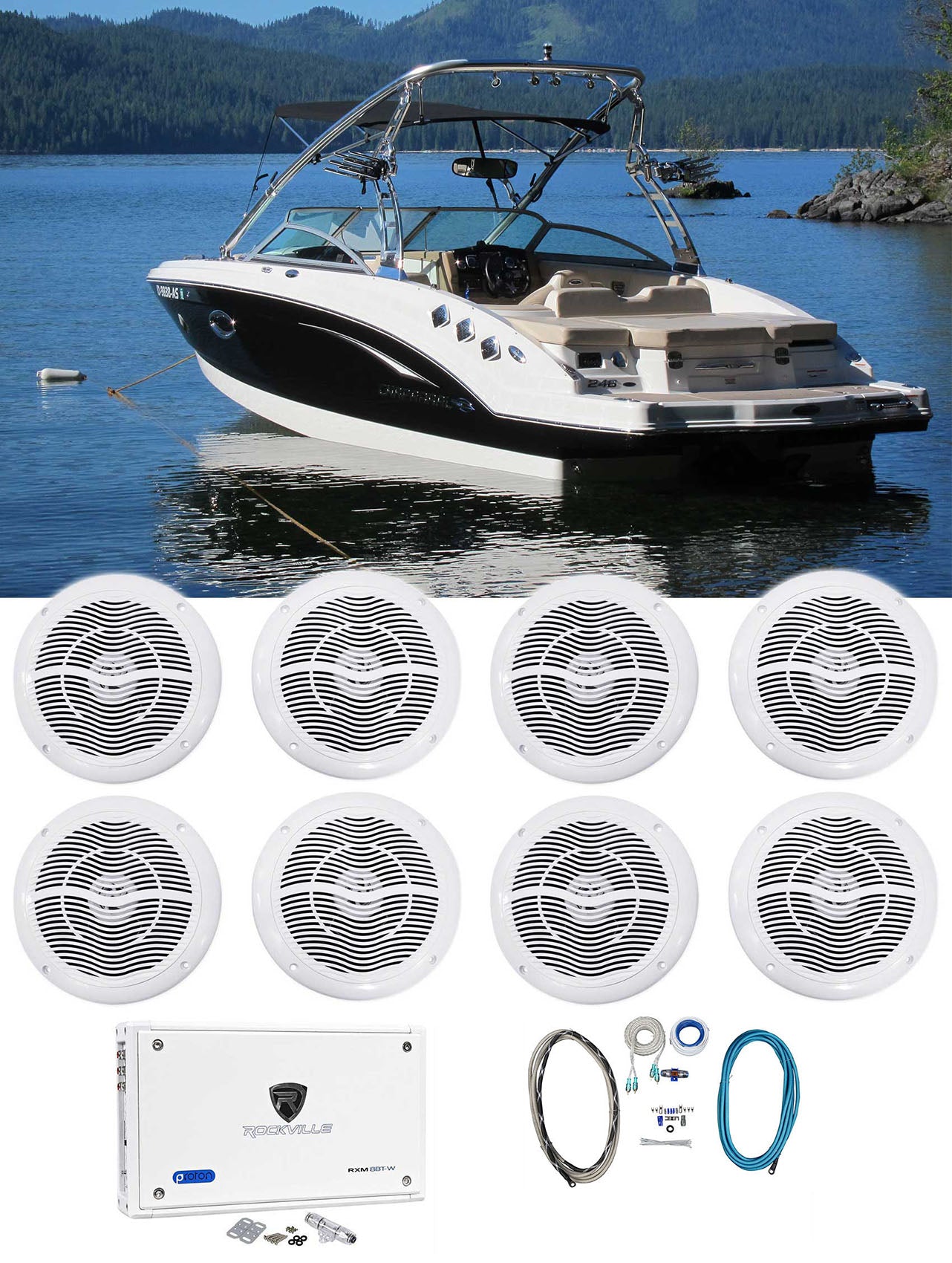 4-Pair RMC65W+RXM8BTW BOAT