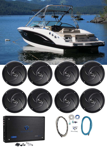 RSM65B Black 8-Pack + RXM8BTB + RMWK4 Bundle