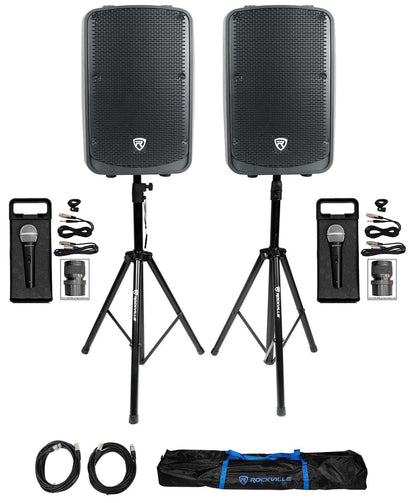 TITAN 12 2-Pack + Dual Wired Microphones Bundle