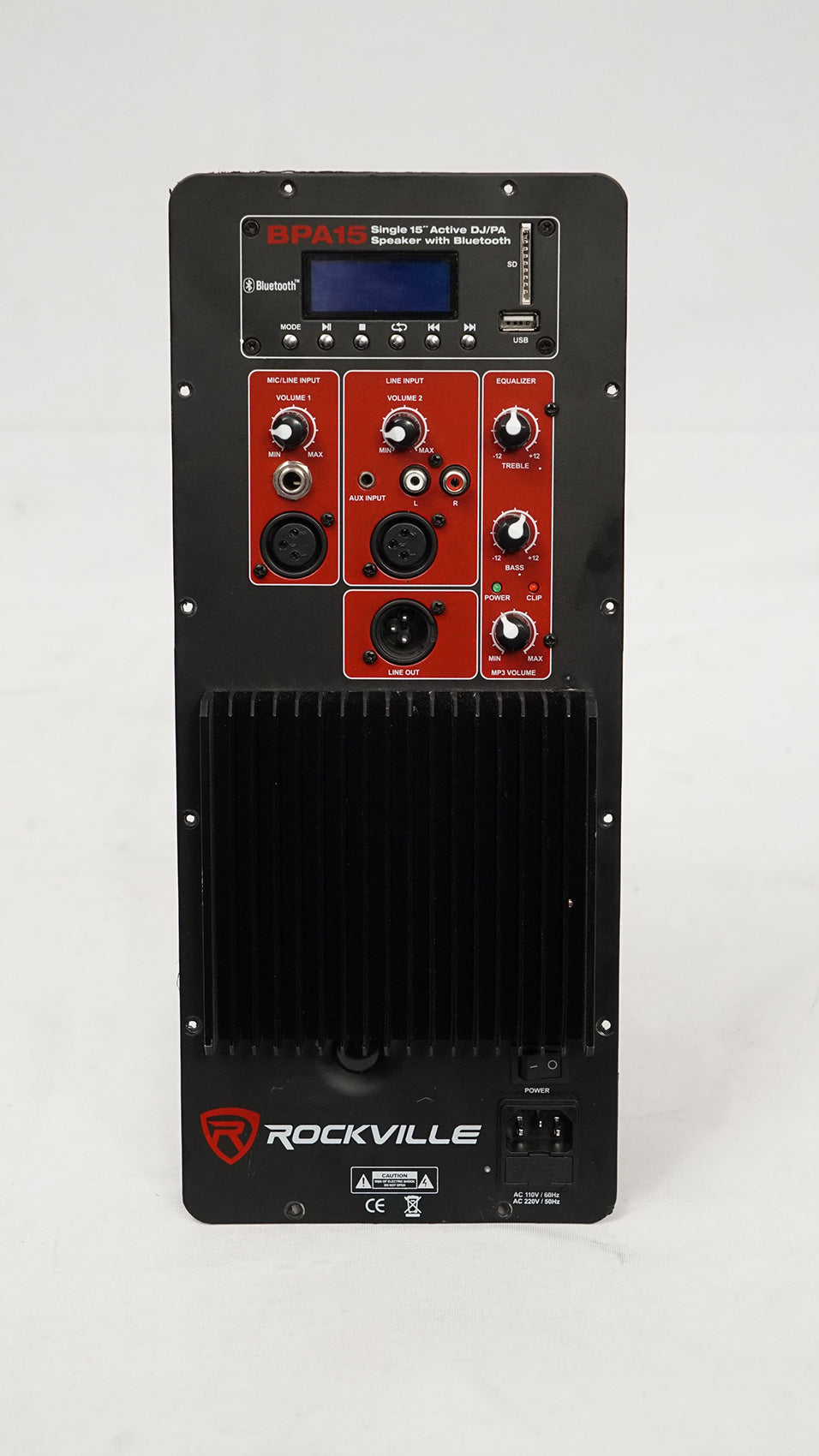 200 Watt RMS Pro Audio Powered Speaker Amplifier Plate Module with Bluetooth+XLR for BPA15